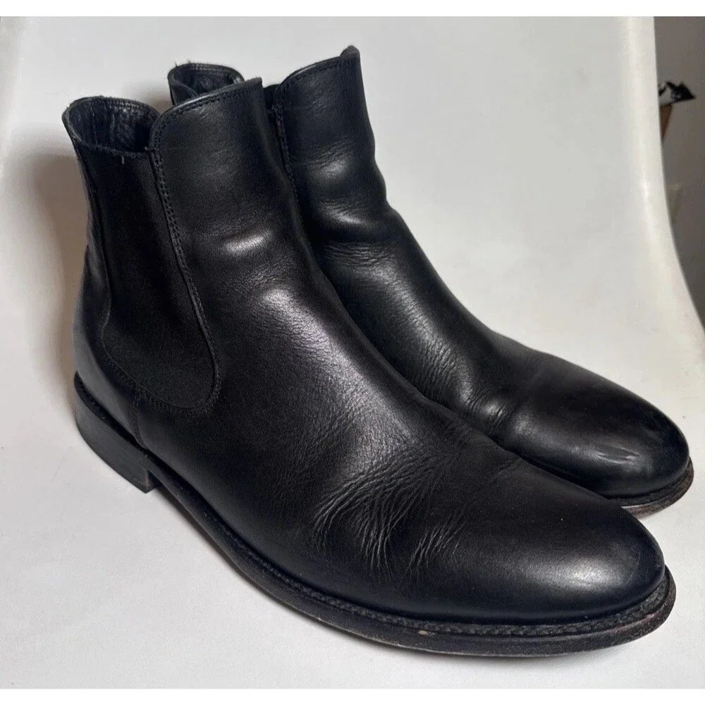 Thursday Boot Co Everyday Cavalier Chelsea Boots Men's size 10.5 Black Leather